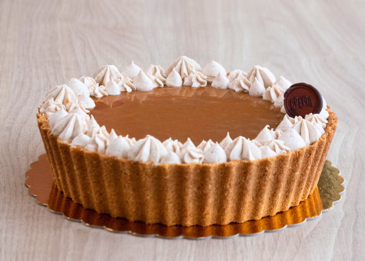 Caramel Apple Tahini Pie 8"