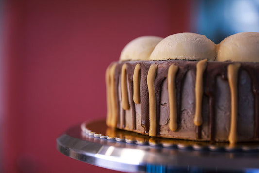 Chocolate Dulce de Leche Cake 8"