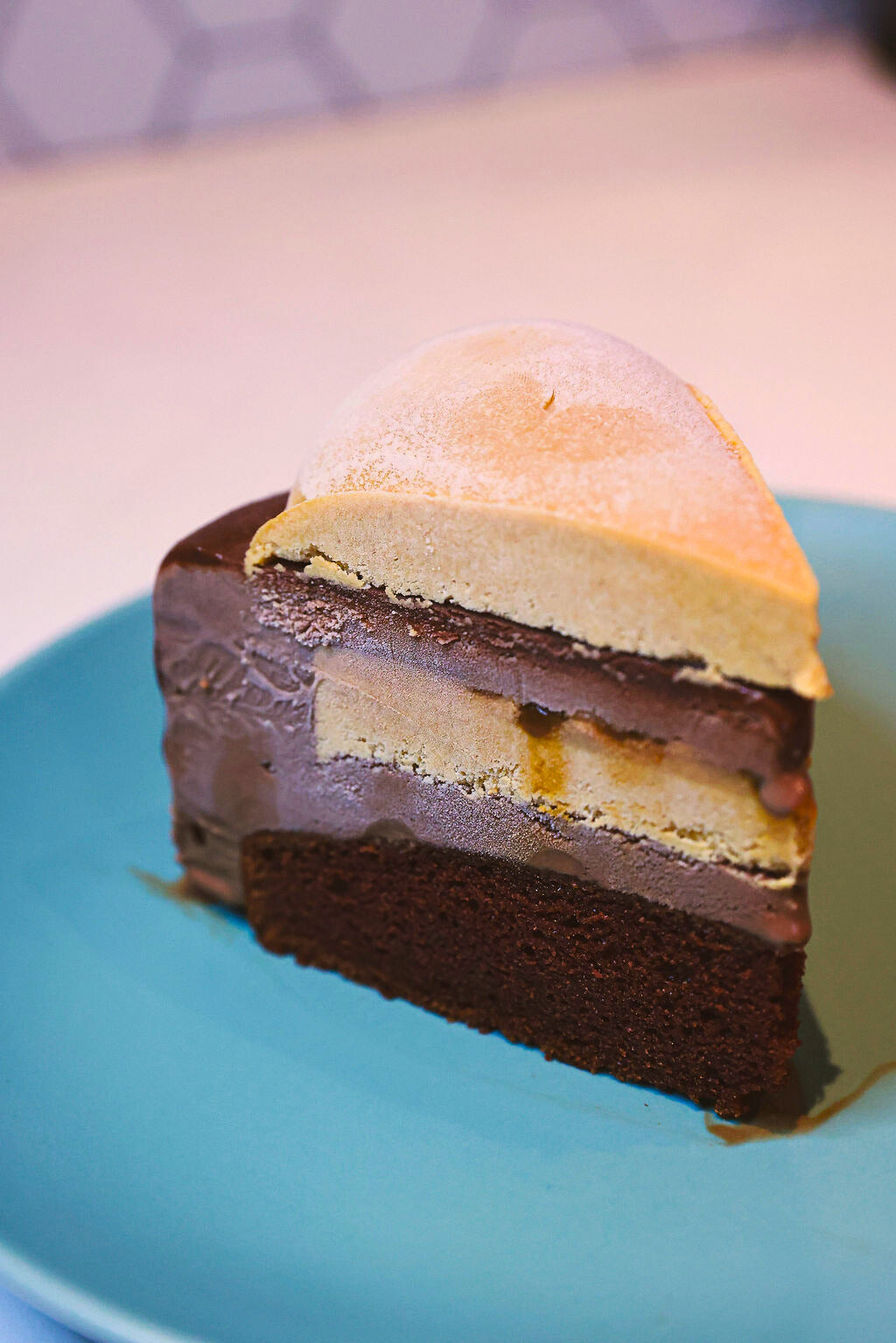 Chocolate Dulce de Leche Cake 8"